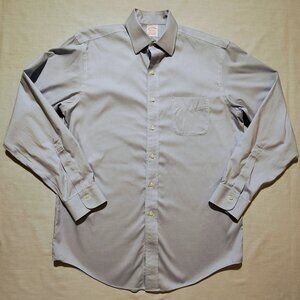 Brooks Brothers 1818 Madison Fit Long Sleeve Dress Shirt 15 1/2-35